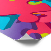 Legpuzzel cartoonpatroon poster (Hoek)