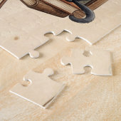 Legpuzzel Donkere Academics Gotiek Gepersonaliseer (Zijkant)