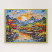 LEGPUZZEL - Japans Landschap - Digitale Kunst (Horizontaal)