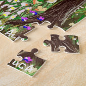 Legpuzzel Lente 2020 Bloesems en Beagle (Zijkant)