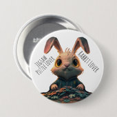 Legpuzzel liefhebber en Konijn liefhebbers Ronde Button 7,6 Cm (Voorkant /achterkant)