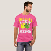 Legpuzzel Master Puzzel Liefhebber T-shirt (Voorkant volledig)