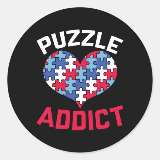 Legpuzzel Master Puzzle Ronde Sticker (Voorkant)