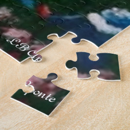 Legpuzzel meisje in het bos