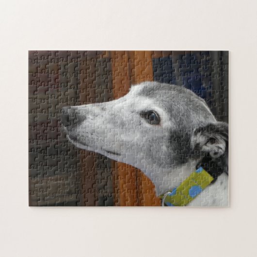 Legpuzzel met greyhound (Horizontaal)
