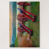 Legpuzzel met kanonnen uit de burgeroorlog (Verticaal)