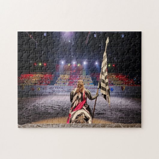 Legpuzzel - Middeleeuwse Ridder te Paard (Horizontaal)