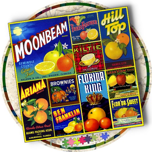 LEGPUZZEL - Moonbeam: Labels voor fruitkistjes