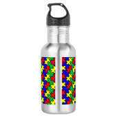 Legpuzzel Naadloos Patroon-22675 Waterfles (Achterkant)