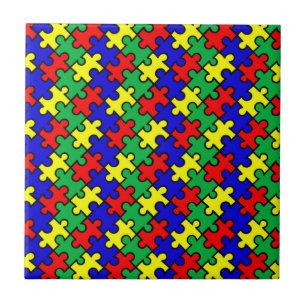 Legpuzzel Naadloos Patroon Tegeltje