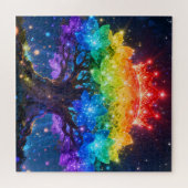 Legpuzzel Regenboog Boom van Licht (Horizontaal)