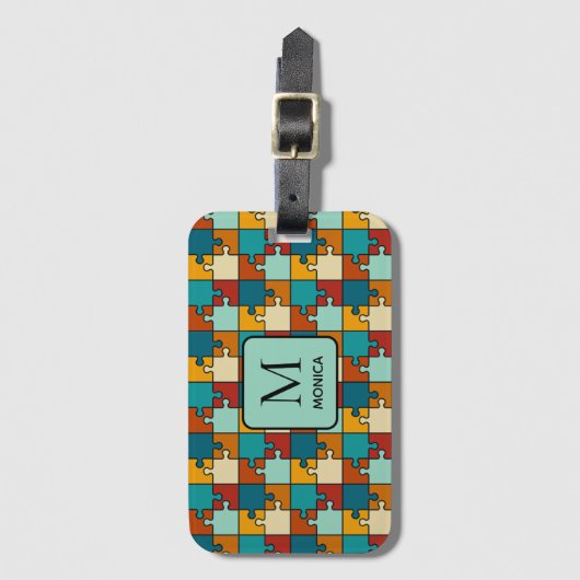  legpuzzel stukjes Monogram Bagagelabel (Voorkant (verticaal))