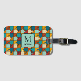  legpuzzel stukjes Monogram Bagagelabel