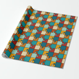  legpuzzel stukjes Patroon Cadeaupapier