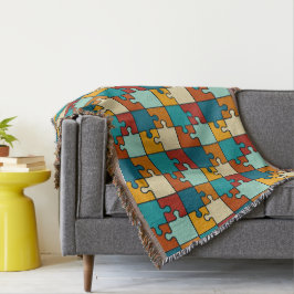  legpuzzel stukjes Patroon Deken