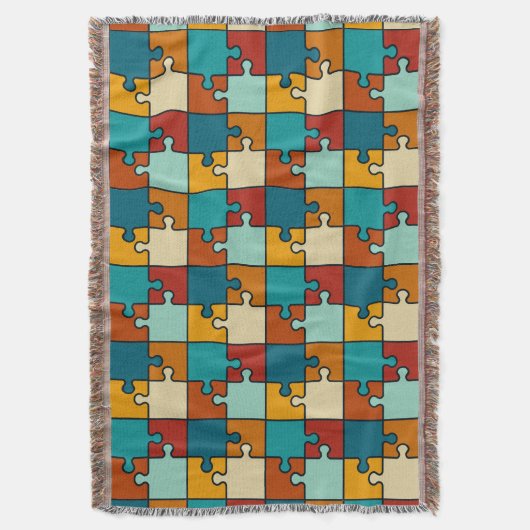  legpuzzel stukjes Patroon Deken (Voorkant Verticaal)