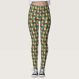  legpuzzel stukjes Patroon Leggings