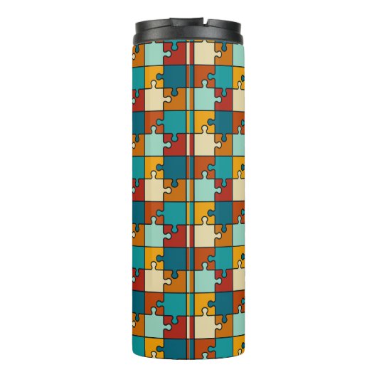  legpuzzel stukjes Patroon Thermosbeker (Achterkant)