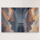 Legpuzzel Sunset Mountain Lake (Horizontaal)