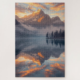 Legpuzzel Sunset Mountain Lake