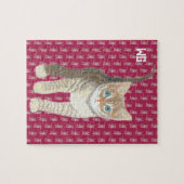 Legpuzzel van een gestreepte kitten (Horizontaal)
