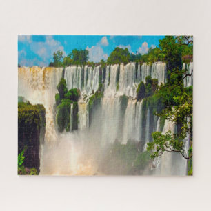 Legpuzzel van Iguazu watervallen Argentinië.