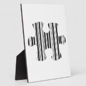 LEGPUZZELSTUK BARCODE Patroonontwerp Fotoplaat (Zijkant)