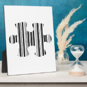 LEGPUZZELSTUK BARCODE Patroonontwerp Fotoplaat (Zijkant)