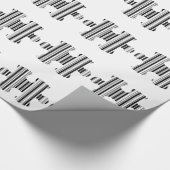 LEGPUZZELSTUK STAAFCODE Patroonontwerp Cadeaupapier (Hoek)