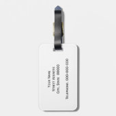 Legs Art Deco Women Greyhound Whippet Dog R Bagagelabel (Achterkant verticaal)