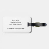 Legs Art Deco Women Greyhound Whippet Dog R Bagagelabel (Achterkant horizontaal)