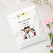 Legs Art Deco Women Greyhound Whippet Dog R Bedankzakje (Gezegeld)