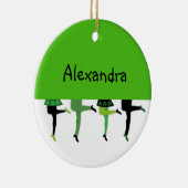 Legs Comical van de Ierse Stepdancers Keramisch Ornament (Rechts)