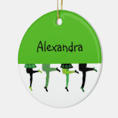 Legs Comical van de Ierse Stepdancers Keramisch Ornament (Links)