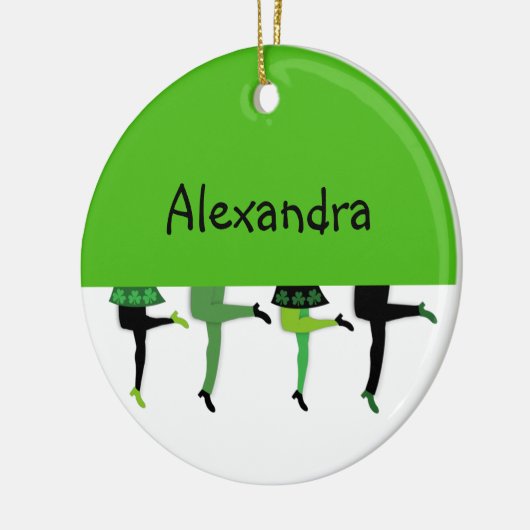 Legs Comical van de Ierse Stepdancers Keramisch Ornament (Links)