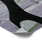 Legs Silhouette bij het Poster van de Hoek (Hoek)