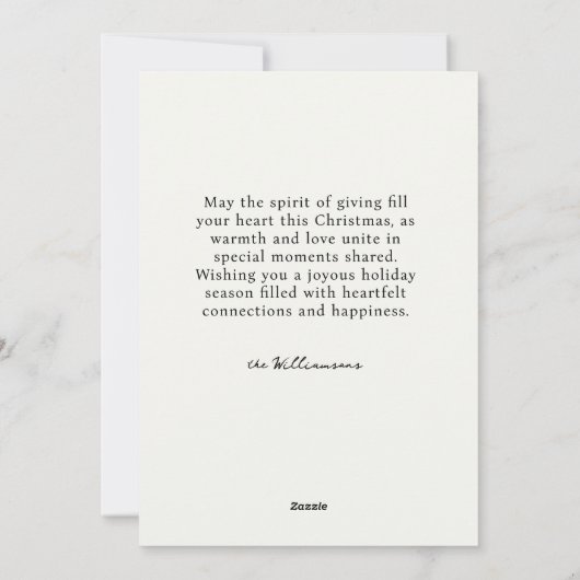 Legs Tree Merry Christmas Holiday Card Feestdagenkaart (Achterkant)