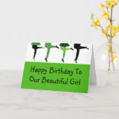 Legs van de Ierse Stepdancers Kaart (Gele Bloem)