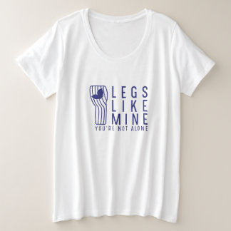 LegslikeMine Plus-shirt Grote Maat T-shirt