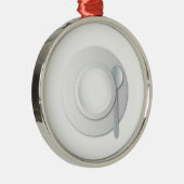 Legty Soup Bowl Metalen Ornament (Rechts)