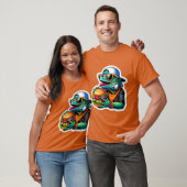 LEGUAAN DIE CHEESEBURGER EET 6 T-SHIRT (Unisex)