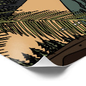 Leguaan in de Jungle Perfect Poster (Hoek)