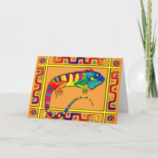 Leguaan Kaart (Voorkant)