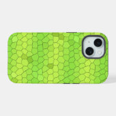 Leguaanhuid iPhone 15 Case (Achterkant horizontaal)