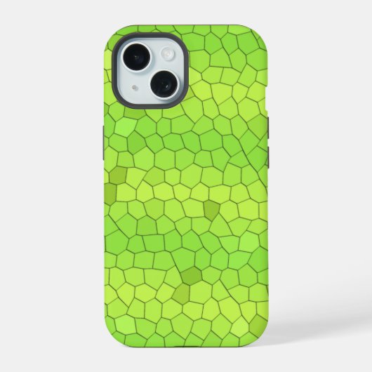 Leguaanhuid iPhone 15 Case (Achterkant)