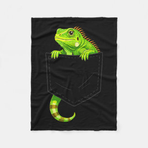 Leguaankostuum reptiel hagedis halloween mannen ki fleece deken