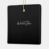 leguanen hartslag keramisch ornament (Links)