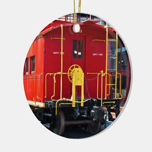Lehigh/NE Caboose 583 Keramisch Ornament (Links)