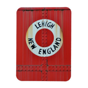 Lehigh & New England Spoorweg 583 Boxcar Caboose Magneet