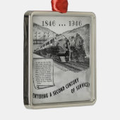 Lehigh Valley Railroad 2e eeuw van dienstverlening Metalen Ornament (Rechts)